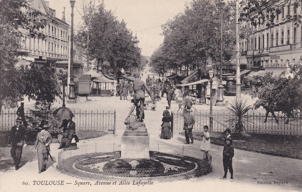 Toulouse - Square, Avenue et Allée Lafayette.jpg
