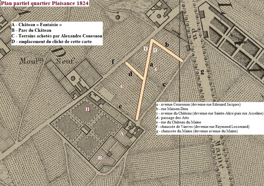 000 Rue Edouard Jacques (rue Couesnon) plan Piquet 1824.jpg