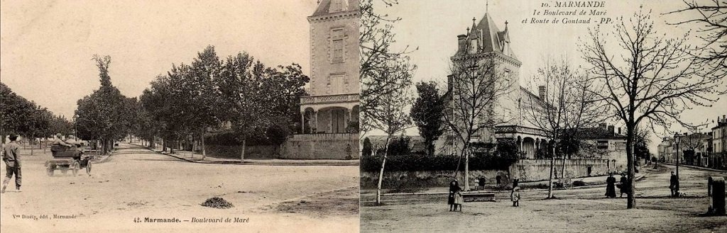 Marmande - Boulevard de Maré, rond-point face aux allées des Tilleuls.jpg