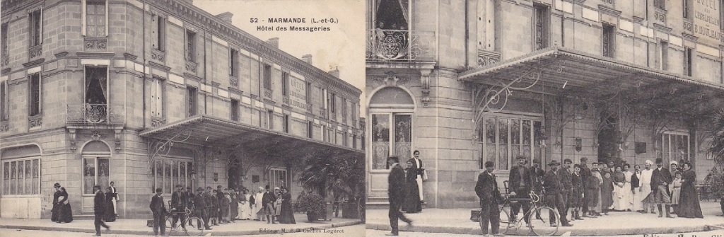 Marmande - Hotel des Messageries de Daniel Rouleau - Toute l'équipe hôtelière de Rouleau réunie.jpg