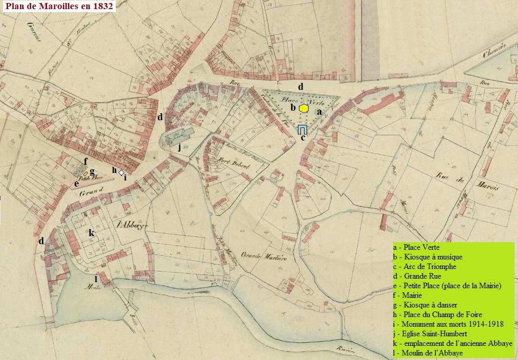 Maroilles plan 1832.jpg