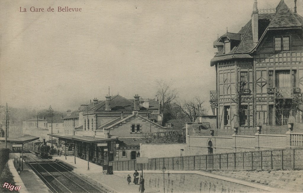 92-Meudon - La Gare de Bellevue - 1159 Edition Trianon - P M phot.jpg