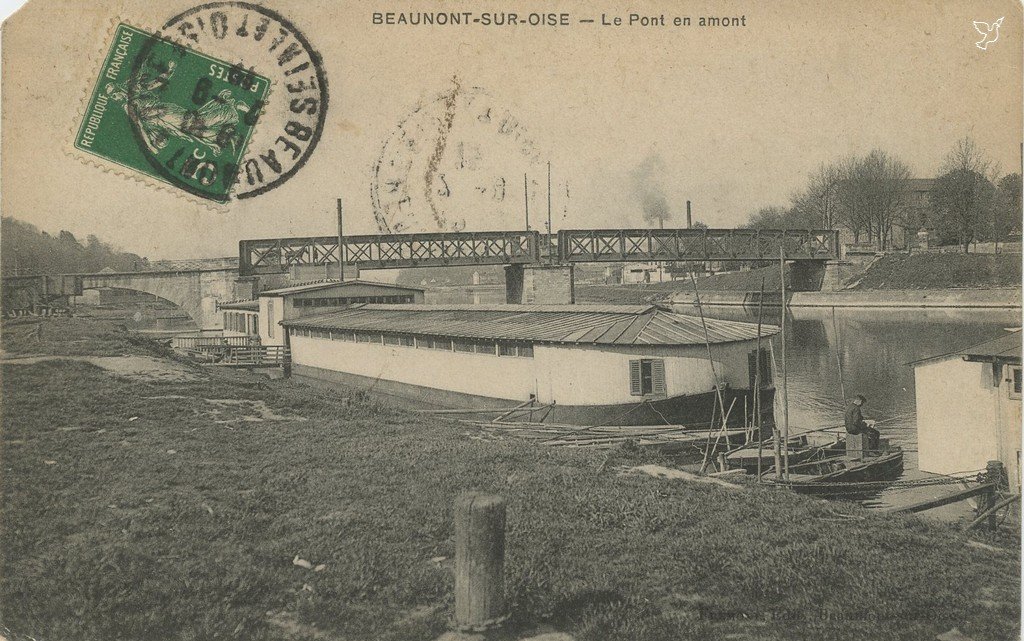 Z - BEAUMONT sur OISE - Le Pont en amont.jpg