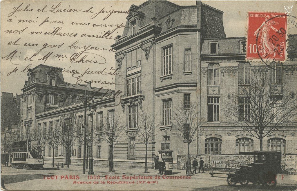 Z - 1558 - Ecole  Superieure de Commerce - Av de la République.jpg