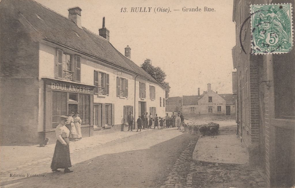 60 - RULLY - 13 - Grande Rue - Coll. Julia V. - Edition Fontaine (Rully ital.) - 23-01-22.jpg