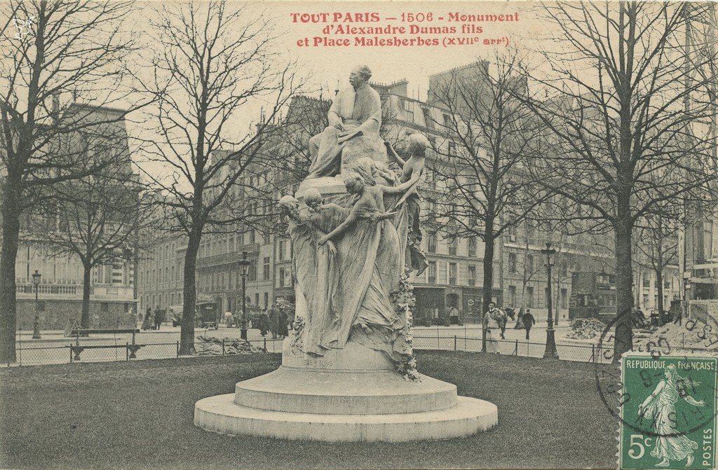 Z - 1506 - Monument d'Alexandre Dumas fils - Place Malesherbes.jpg