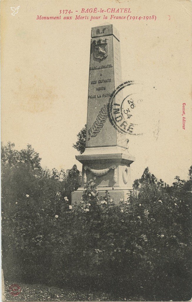 Z - BAGE LE CHATEL - Monument aux Morts.jpg