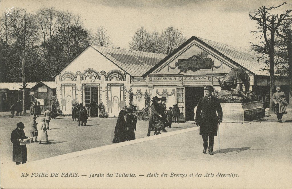 Z - 1919 - XI° Foire de Paris - Jardin des Tuileriues - Halls des Bronzes et Arts Décoratifs.jpg