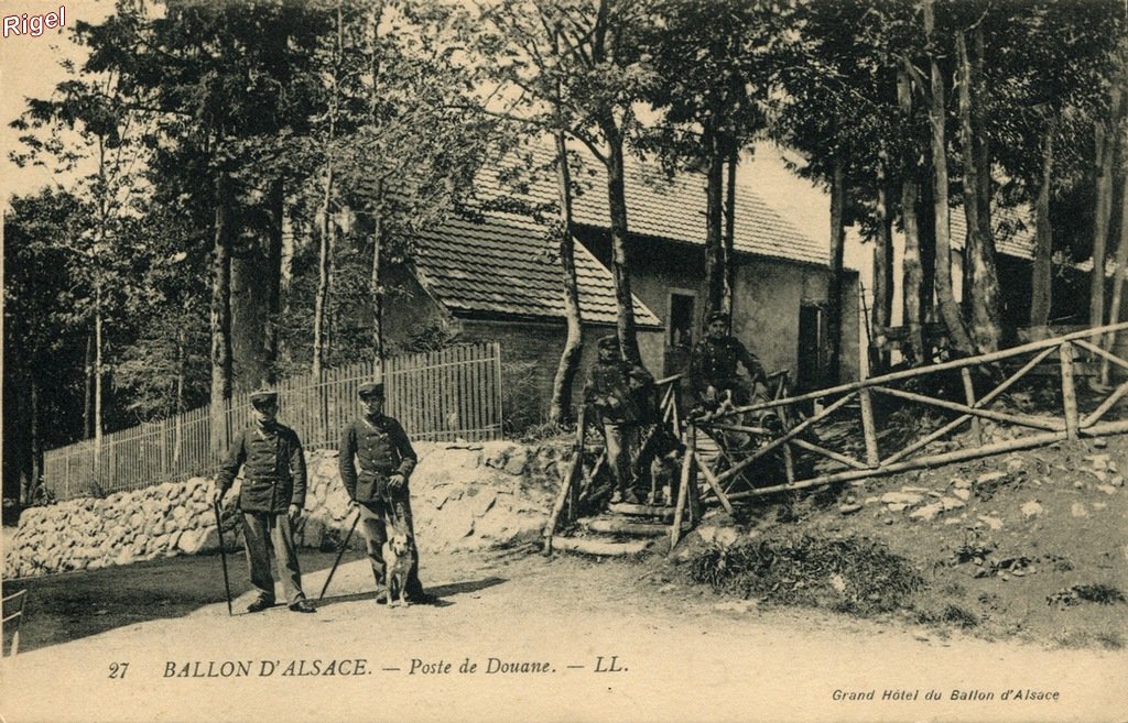 0-90-Ballon d'Alsace - Poste de Douane - 27 LL - Grand Hôtel du Ballon d'Alsace.jpg