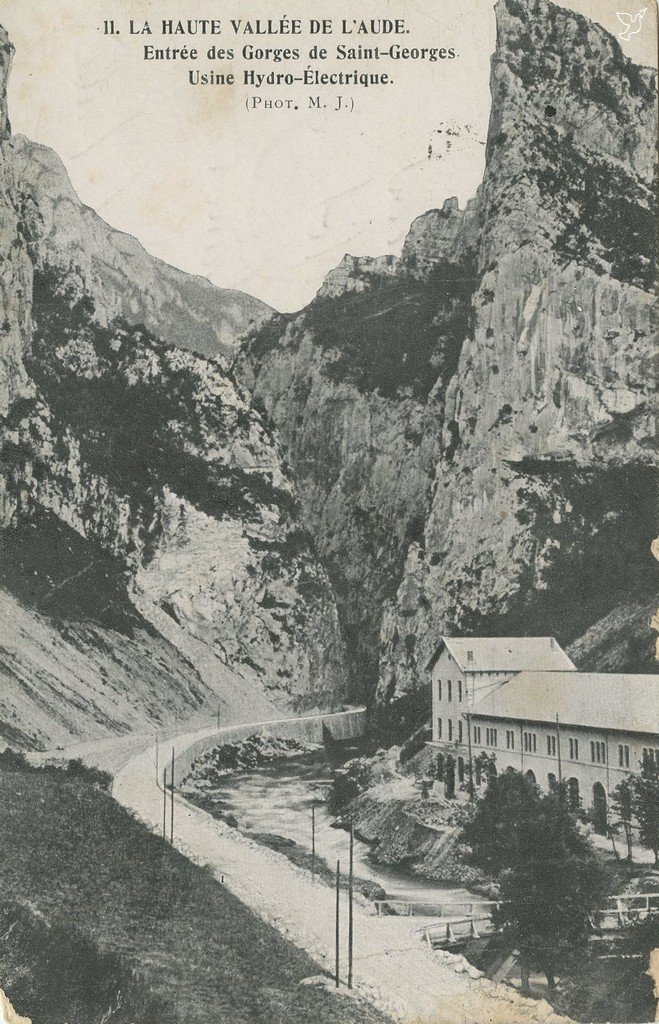 Z - 11; Haute Vallée de l'Aude - Gorges St-Georges - Usine hydro-electrique.jpg