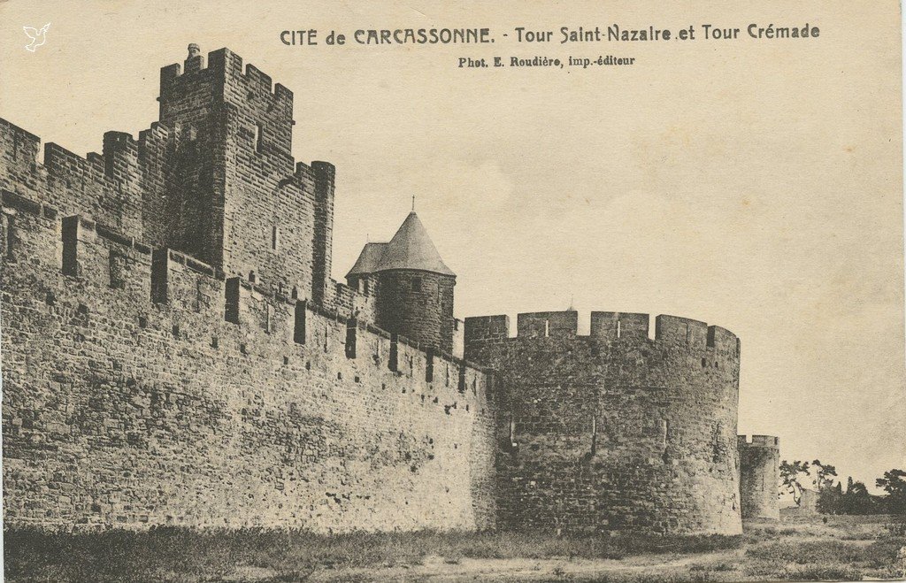 Z - CITE DE CARCASSONNE - Roudière - Tours St-Nazaire et Crémade.jpg