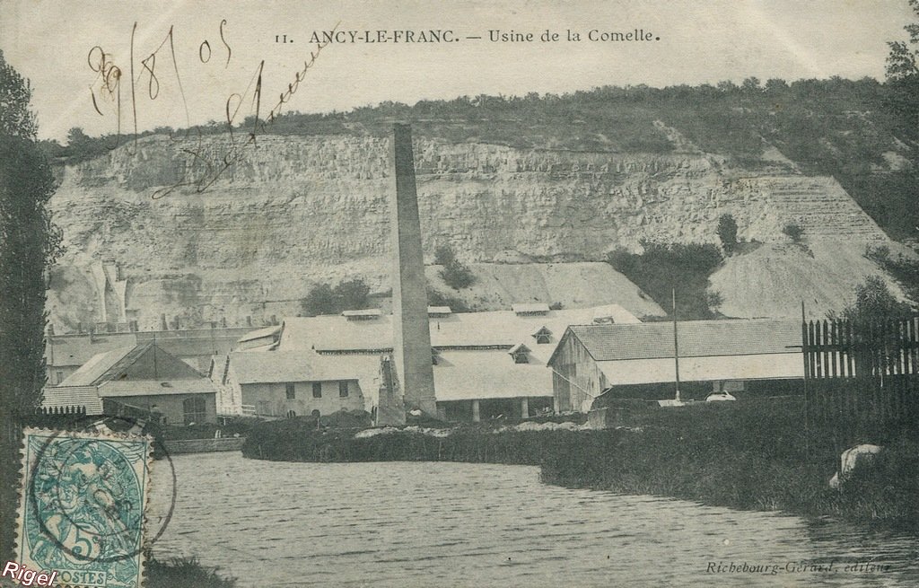 89-Ancy-le-Franc - Usine de la Comelle - Richebourg-Gérard éditeur.jpg