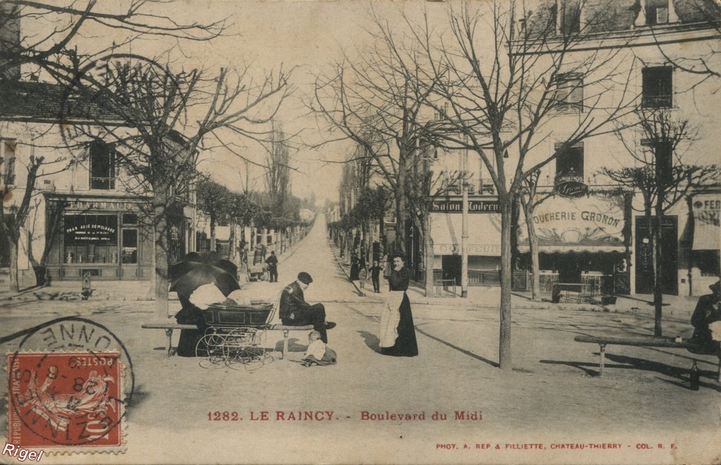 93-Le Raincy - Boulevard du Midi - 1282 Filliette.jpg