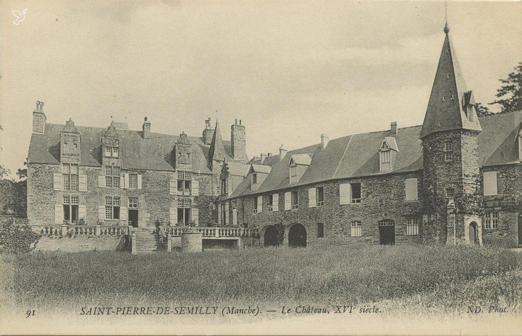Z - SAINT-PIERRE de SEMILLY - Le Chateau - ND 91.jpg