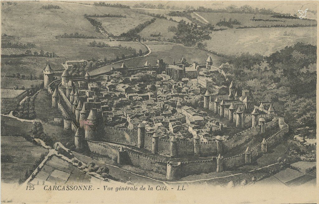 Z - CARCASSONNE - VG Cité - LL 125.jpg