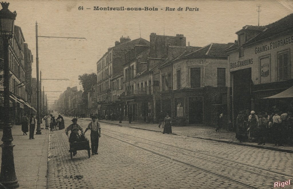 93-Montreuil - Rue de Paris - 64 BF.jpg