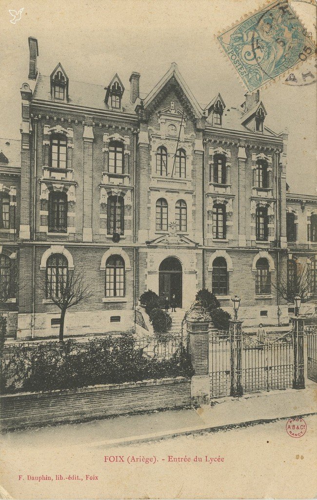 Z - FOIX - Entrée du Lycée (Dauphin).jpg