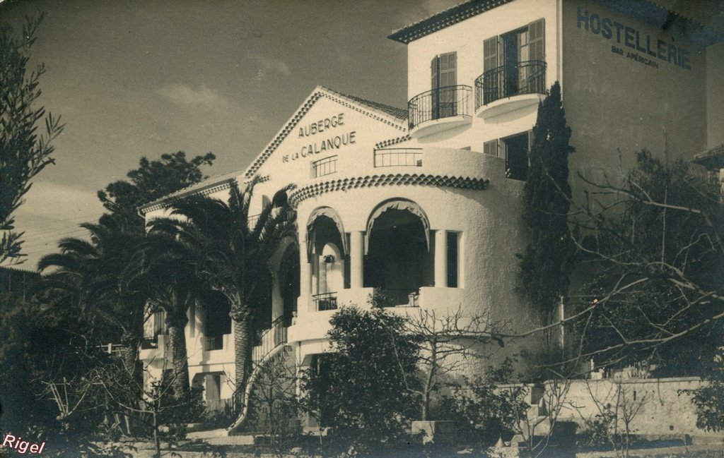 83-Le Lavandou - Auberge de la Calanque - Carte-Photo.jpg