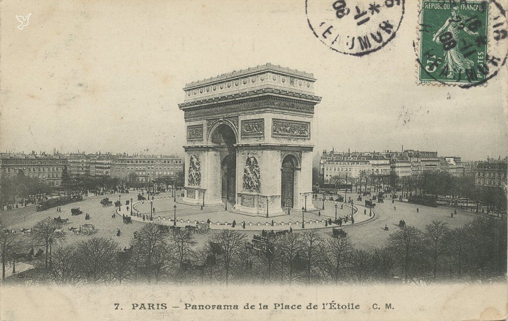 Z - 7 - Panorama de la Place de l'Etoile.jpg