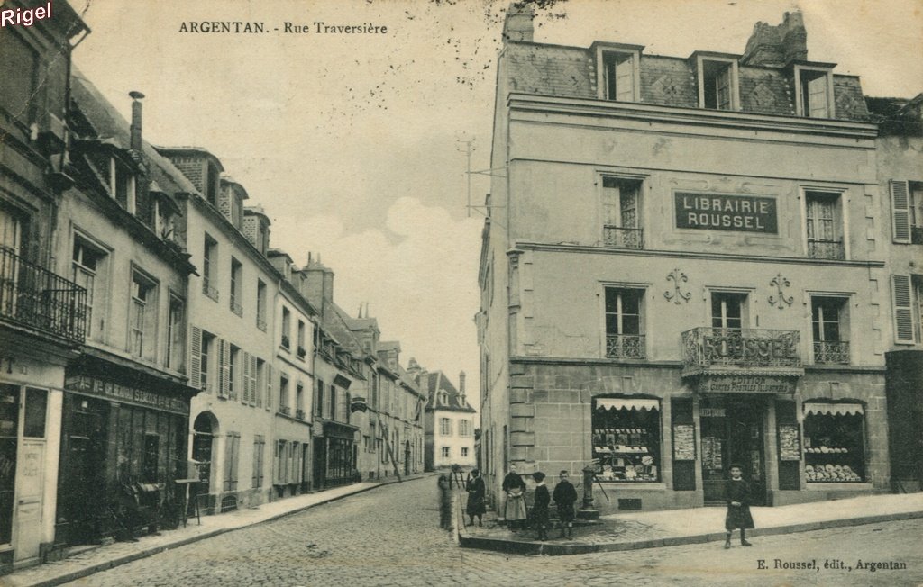 61-Argentan - Rue Traversière - E Roussel édit Argentan.jpg