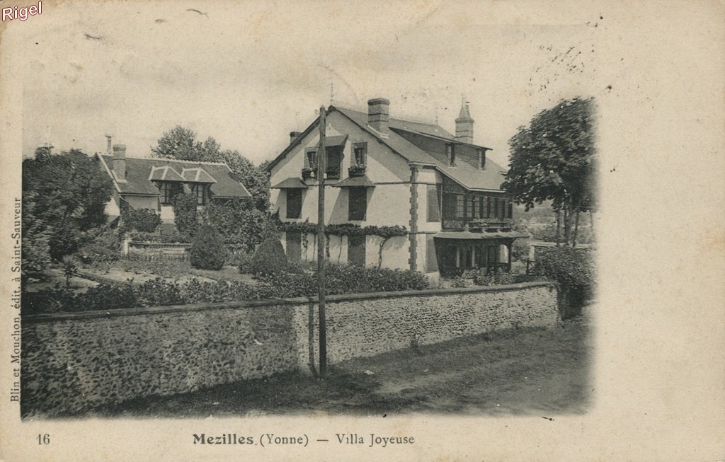 89-Mezilles - Villa Joyeuse - 16 Blin et Mouchon édit.jpg