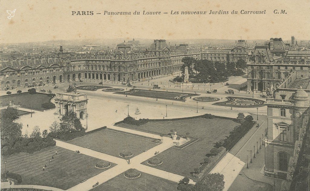 Z - PARIS - Panoraam du Louvre - Nouveaux Jardins du Carrousel.jpg
