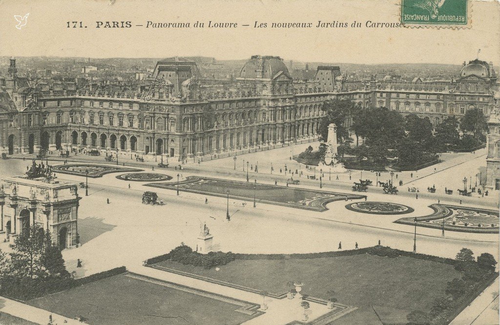 171 - Panorama du Louvre - Nouveaux Jardins du Carrousel.jpg