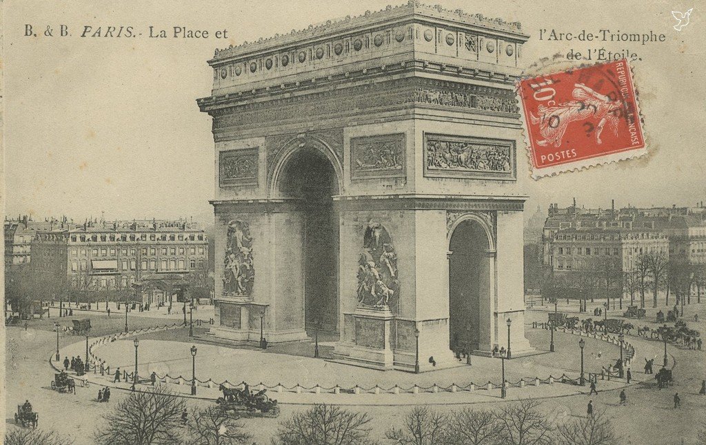 Z - ETOILE - B&B - Place de l'etoile et arc de triomphe.jpg