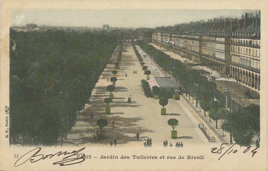 Z - 77 - Jardin des Tuileries et rue de Rivoli.jpg