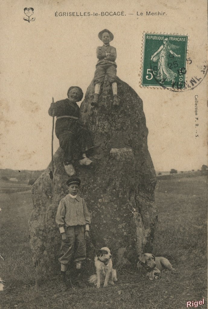 89-Egriselles-le-Bocage - Le Menhir - Collection P R.jpg