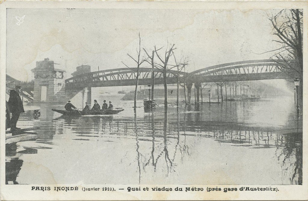 Z - VIADUC 5 - PARIS inondé - Quai et métro près Gare d'Austerlitz.jpg