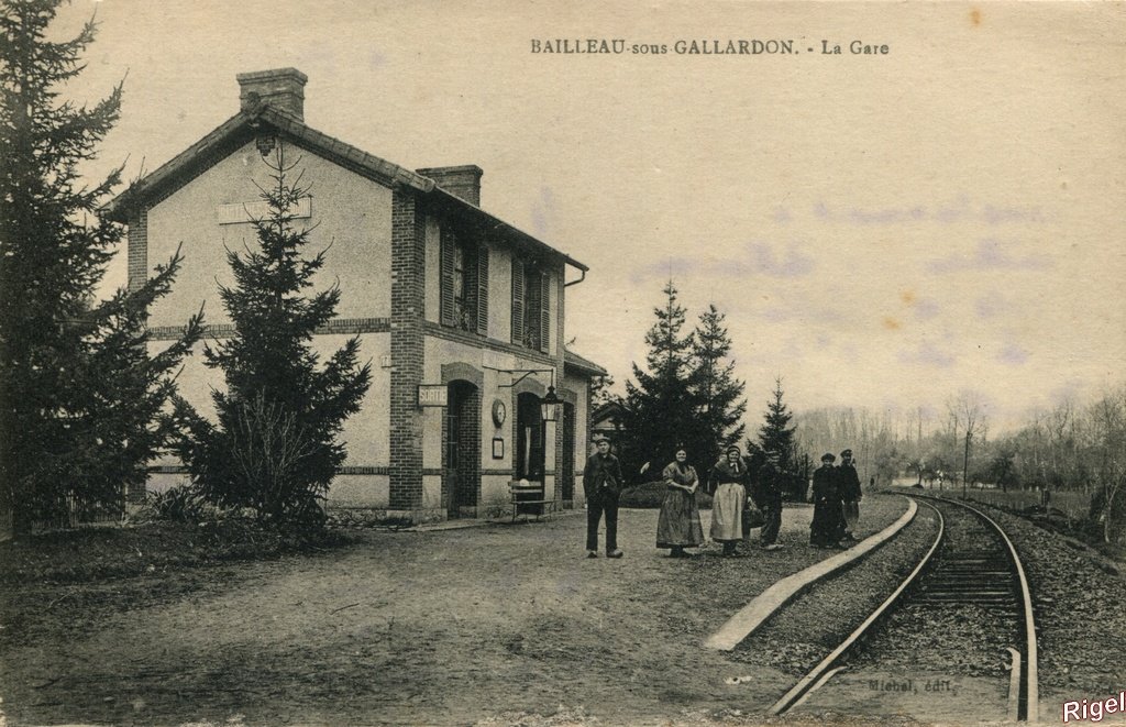 28-Bailleau-sous-Gallardon - La Gare - Michel édit.jpg