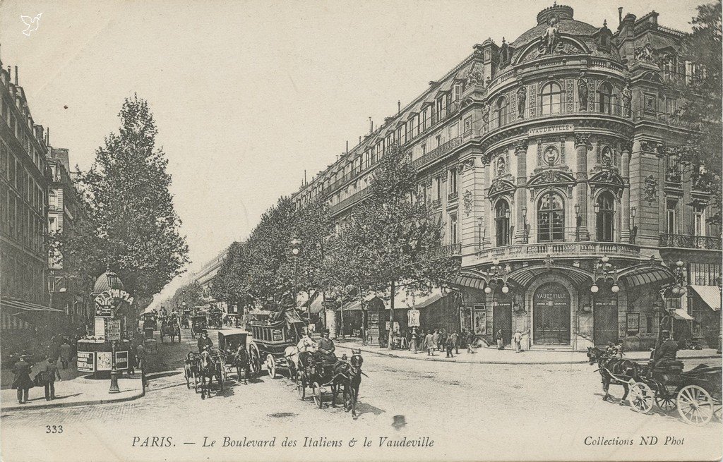 Z - ND 333 - Boulevard des Italiens et Theatre Vaudeville.jpg