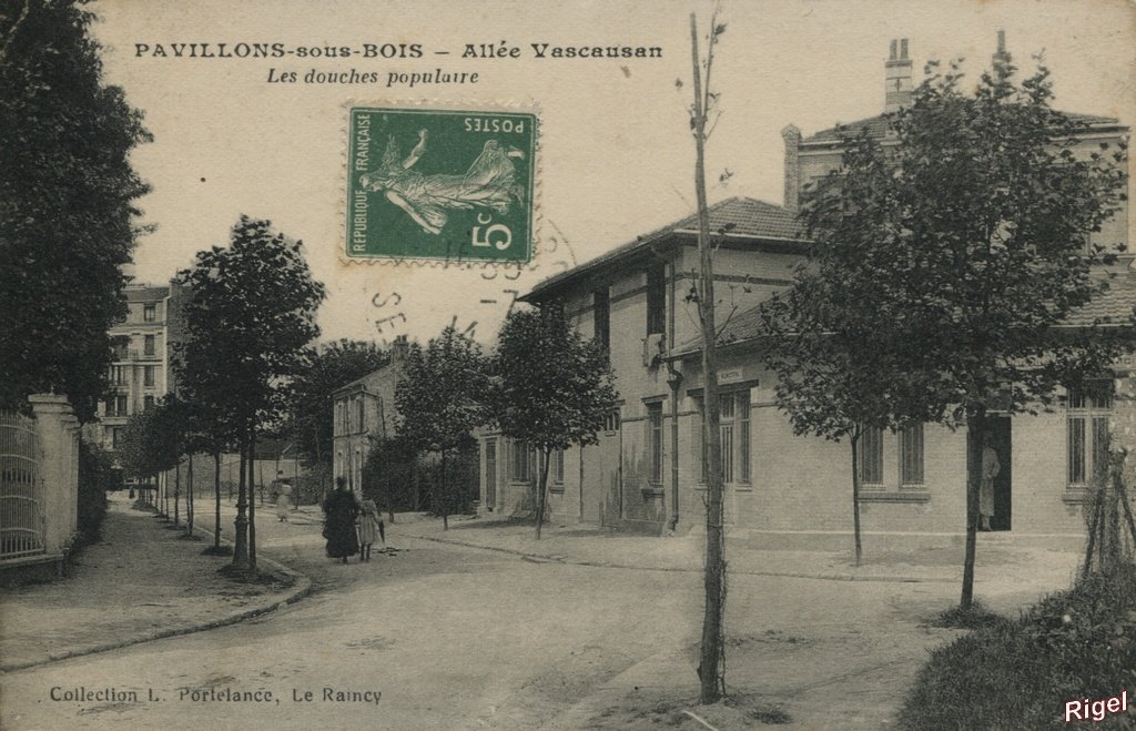 93-Pavillons-sous-Bois - Allée Vascausan - Les Douches Populaires - Collection L Portelance.jpg