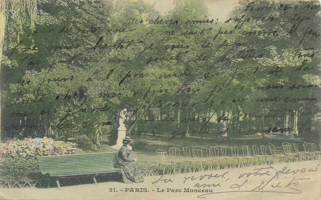 ZZ21. - PARIS. - Le Parc Monceau.jpg