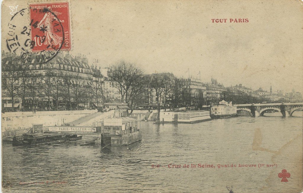 Z - 812 - Crue de la Seine Quai du Louvre.jpg