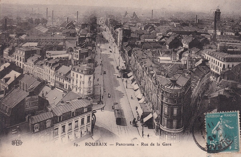 Roubaix - Panorama - Rue de la Gare.jpg