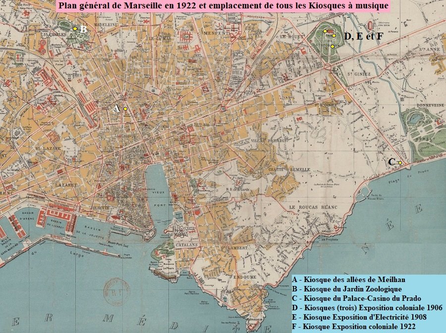 Marseille - Plan 1922 Emplacement de tous les kiosques à musique.jpg