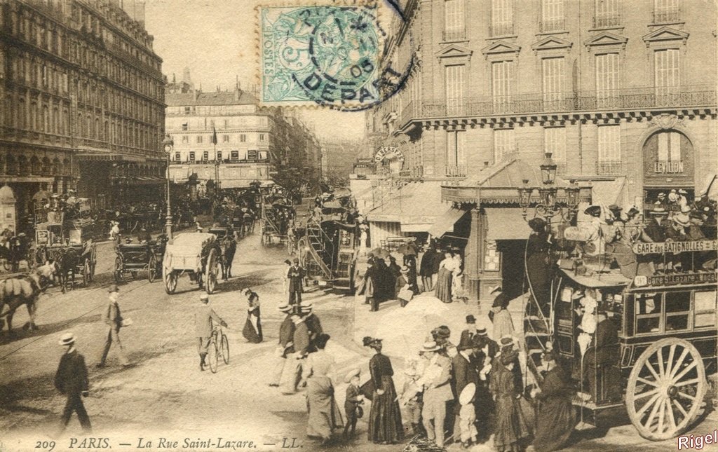 75-Paris-8e- La Rue Saint-Lazare - 209 LL.jpg