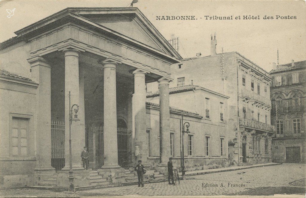 Z - NARBONNE - Tribunal et hotel des Postes - A Francès.jpg