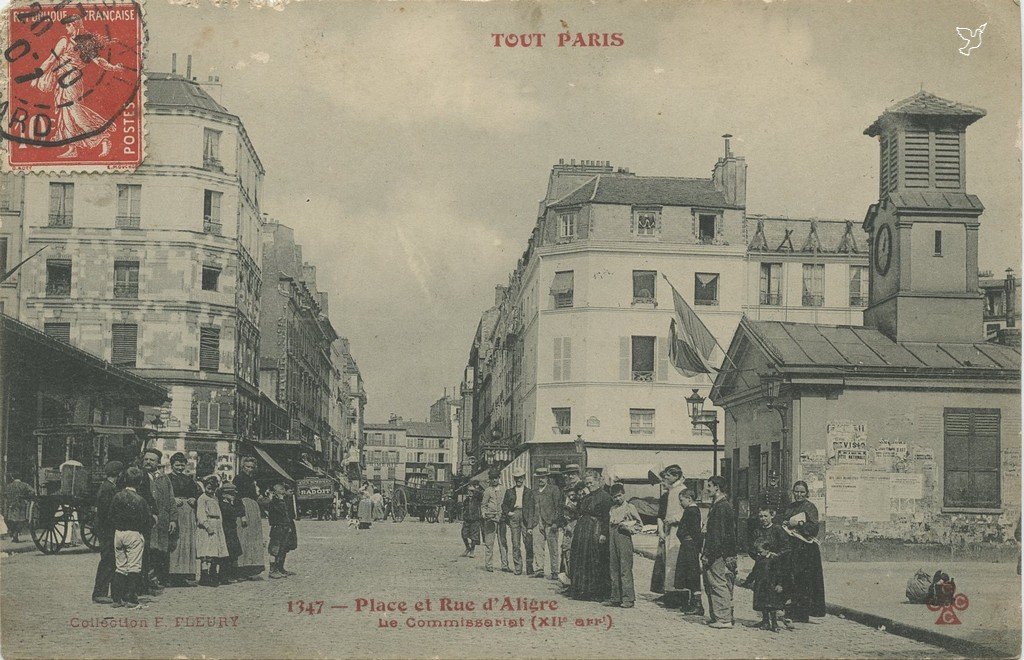 Z - 1347 - Place et Rue d'Aligre - Le Commissariat.jpg