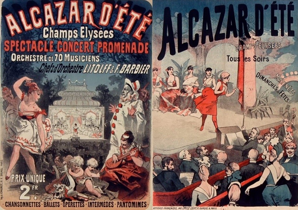 05 Alcazar d'Eté affiches 1875 et 1885.jpg