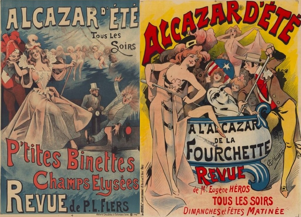 09 Revue de l'Alcazar d'Eté affiche 1896 et 1898.jpg