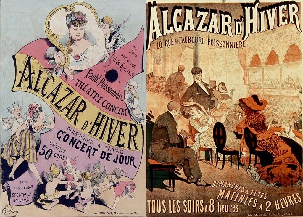 10 Alcazar d'Hiver de la rue du Faubourg Poissonnière, affiche 1875 et 1878.jpg