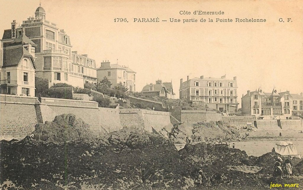 Paramé - Une partie de la Pointe de Rochelonne (sic pour Rochebonne) (Villa des Grandes Terrasses).jpg