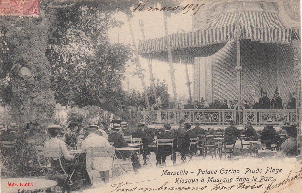 Marseille - Palace Casino - Kiosque à musique dans le Parc (1905).jpg