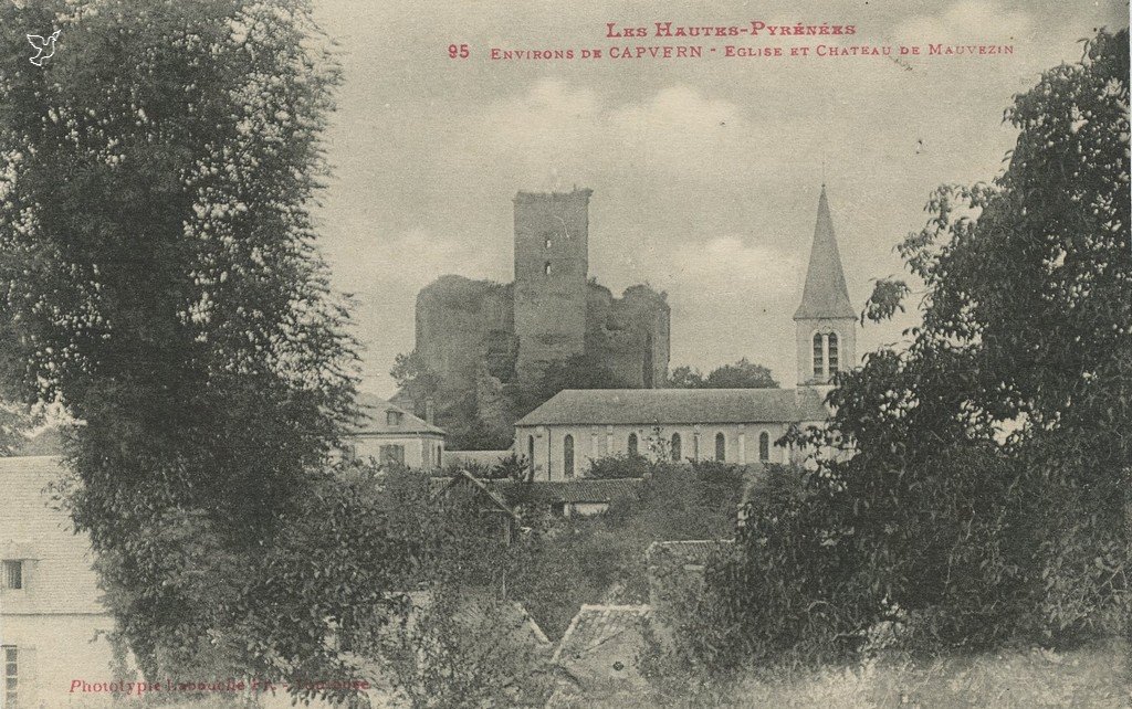 Z - LB 95 - MAUVEZIN - Eglise et Chateau.jpg