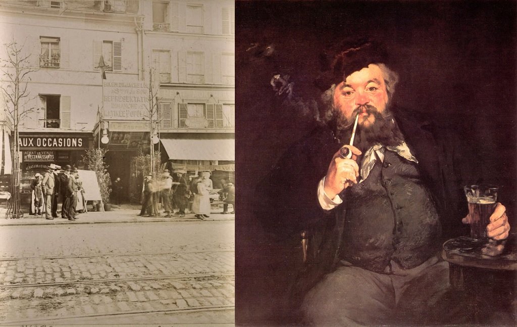 Concert La Fourmi boulevard Barbès (cliché vers 1894-1895 Musée Carnavalet) - Le Bon bock.jpg