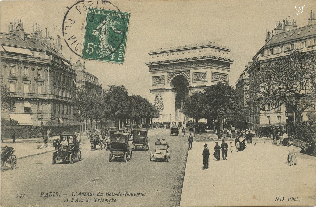 Z - ND 547 - L' Avenue du B2B et l'Arc de Triomphe.jpg