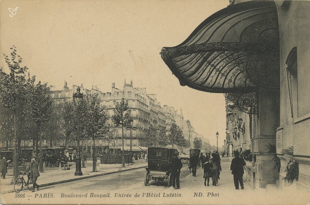 Z - ND 3806 - Boulevard Raspail - Entrée du Lutétia.jpg